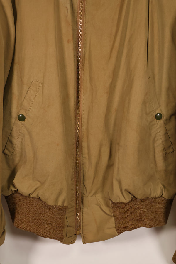 実物　1940年代　アメリカ陸軍航空隊　USAAF　B-15　フライトジャケット　ラベルなし　中古品