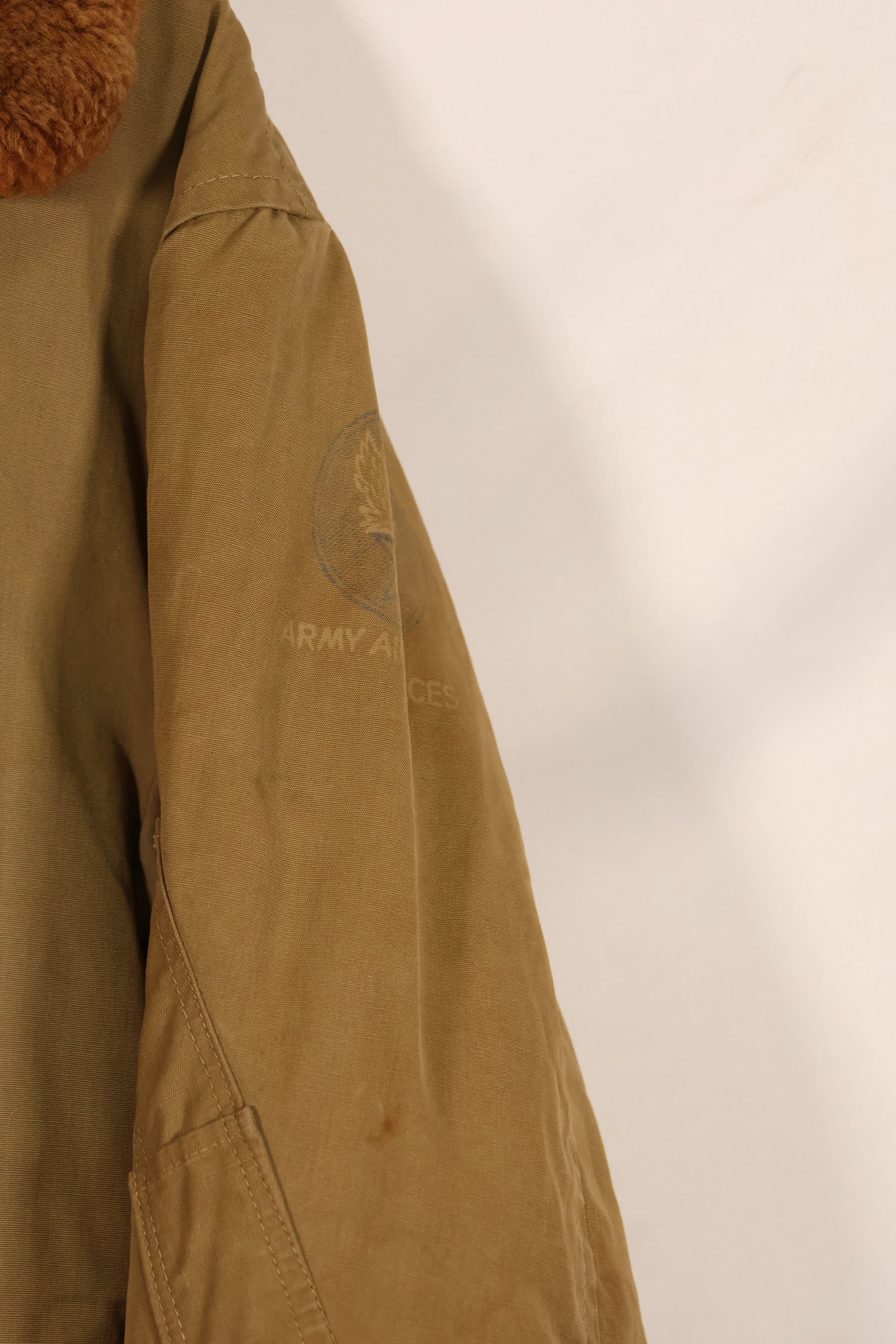 実物　1940年代　アメリカ陸軍航空隊　USAAF　B-15　フライトジャケット　ラベルなし　中古品