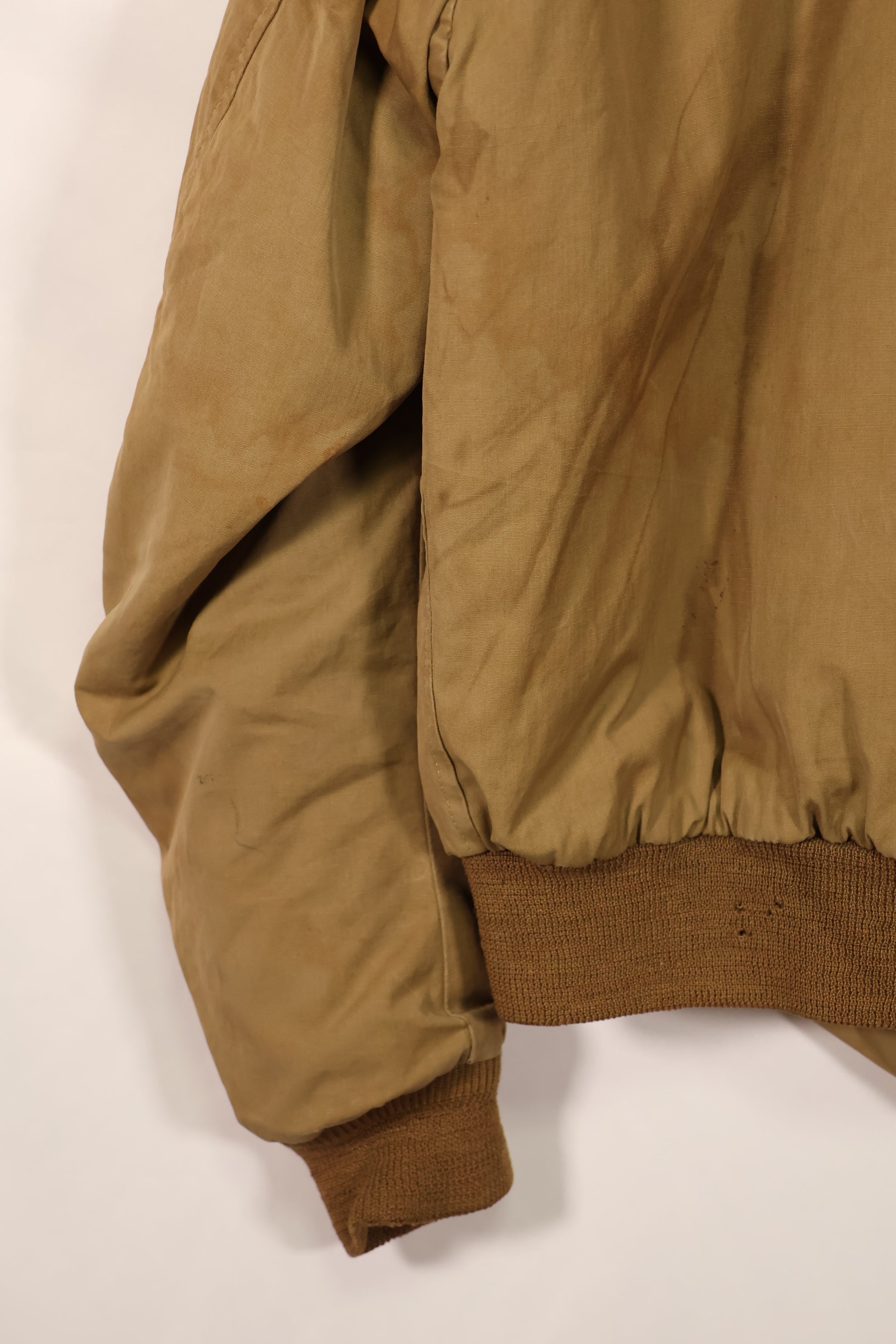 実物　1940年代　アメリカ陸軍航空隊　USAAF　B-15　フライトジャケット　ラベルなし　中古品