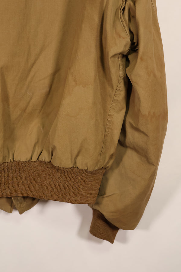 実物　1940年代　アメリカ陸軍航空隊　USAAF　B-15　フライトジャケット　ラベルなし　中古品