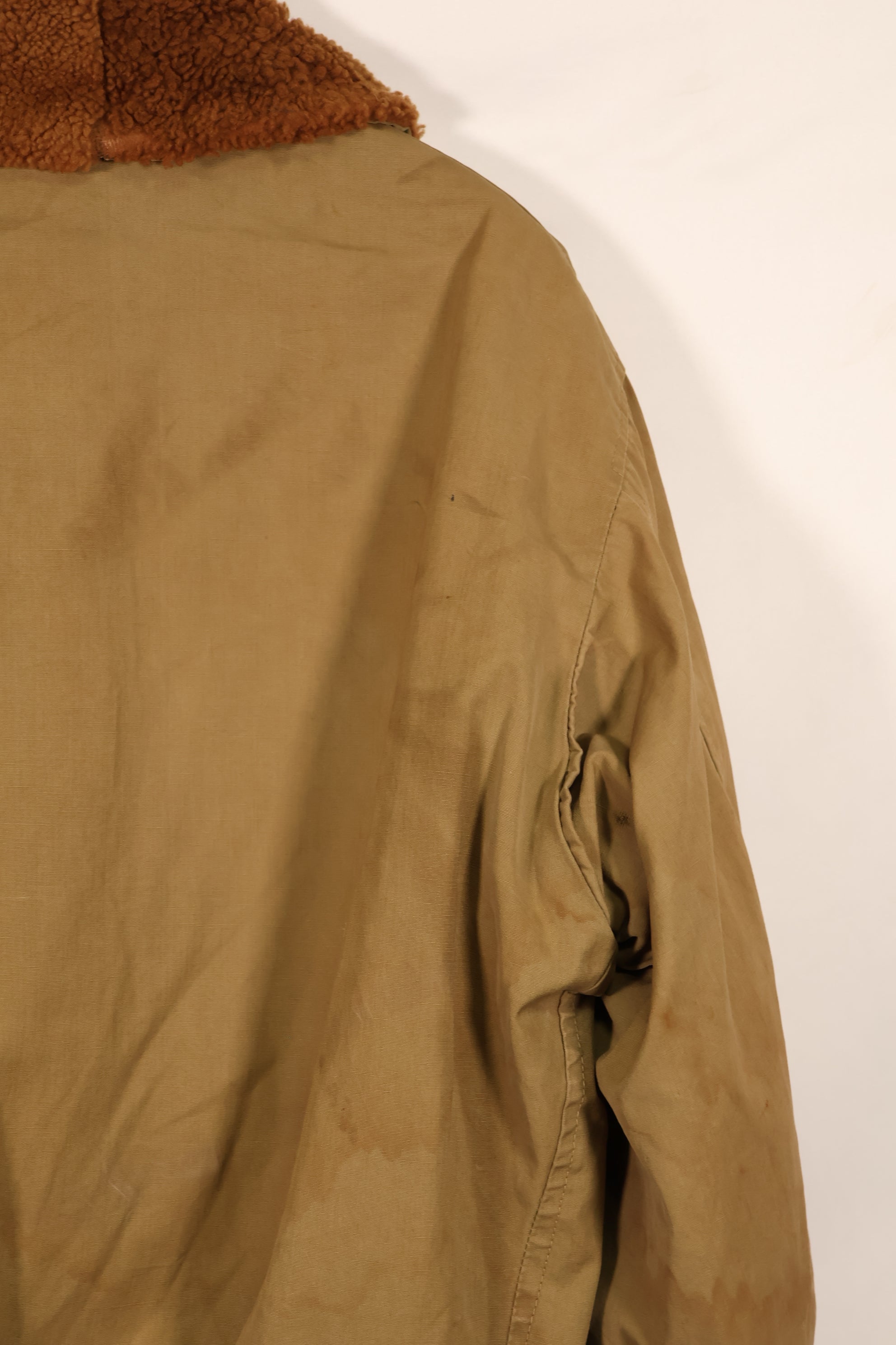 実物　1940年代　アメリカ陸軍航空隊　USAAF　B-15　フライトジャケット　ラベルなし　中古品