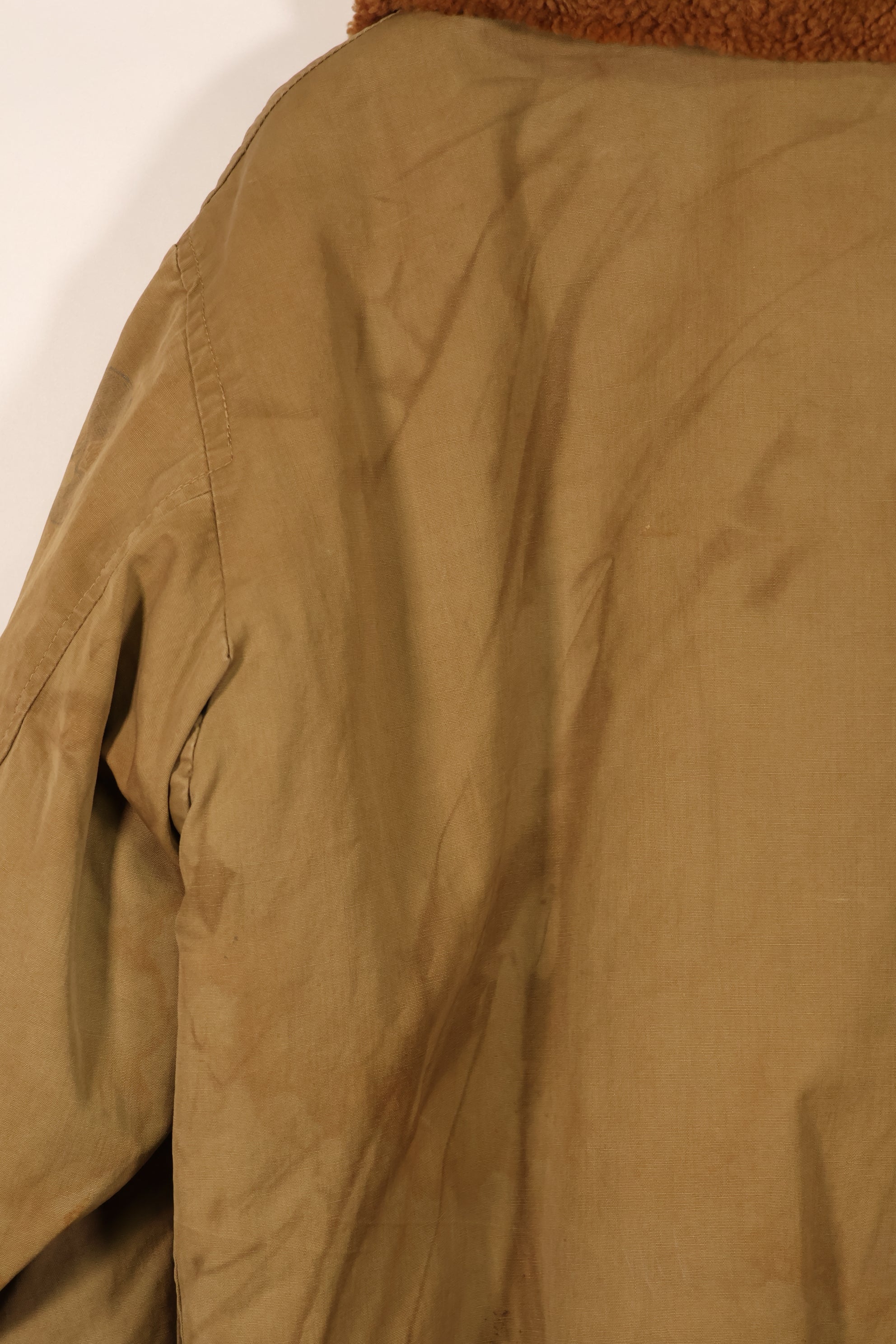 実物　1940年代　アメリカ陸軍航空隊　USAAF　B-15　フライトジャケット　ラベルなし　中古品