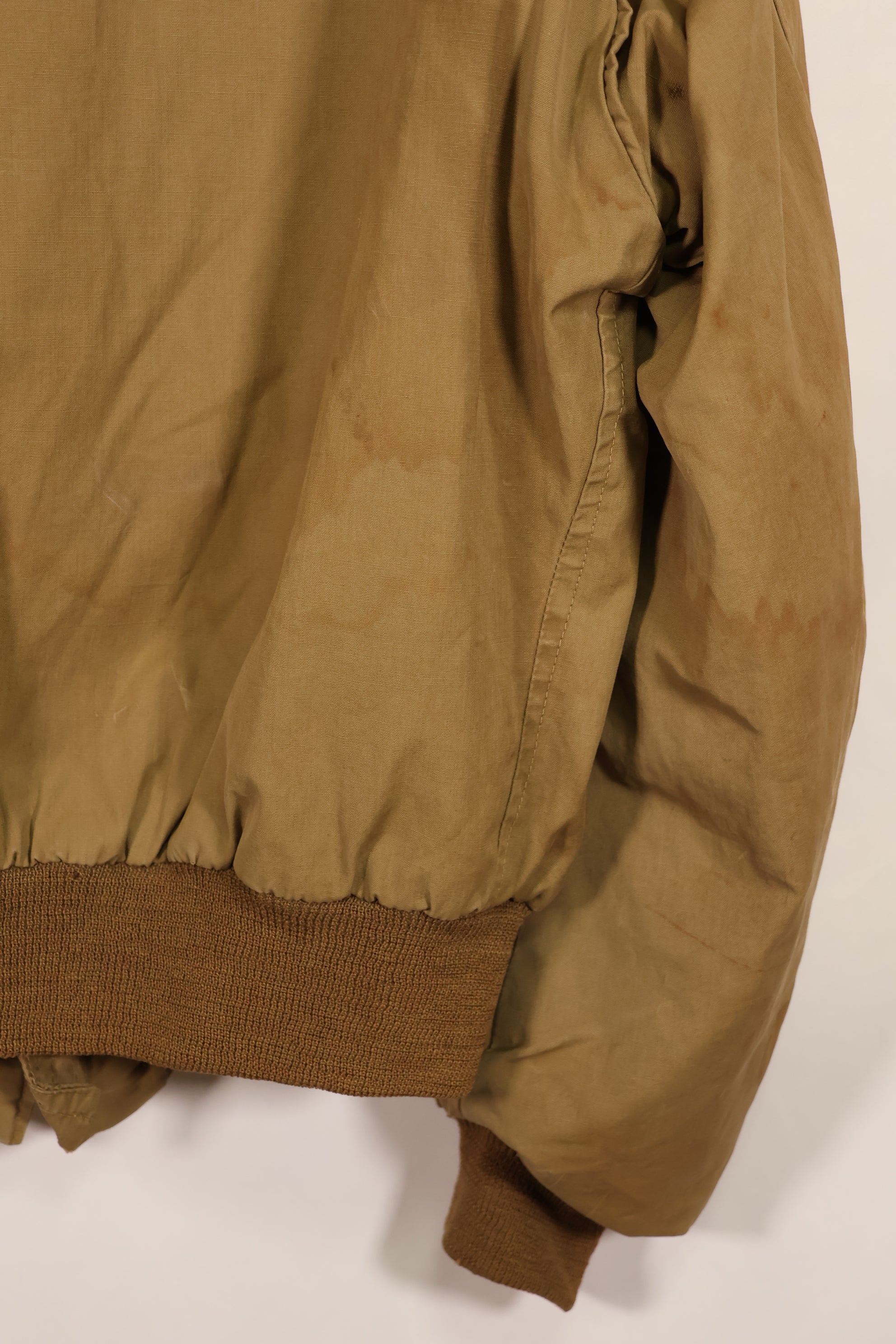 実物　1940年代　アメリカ陸軍航空隊　USAAF　B-15　フライトジャケット　ラベルなし　中古品