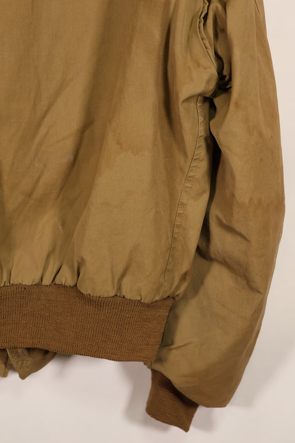 実物　1940年代　アメリカ陸軍航空隊　USAAF　B-15　フライトジャケット　ラベルなし　中古品