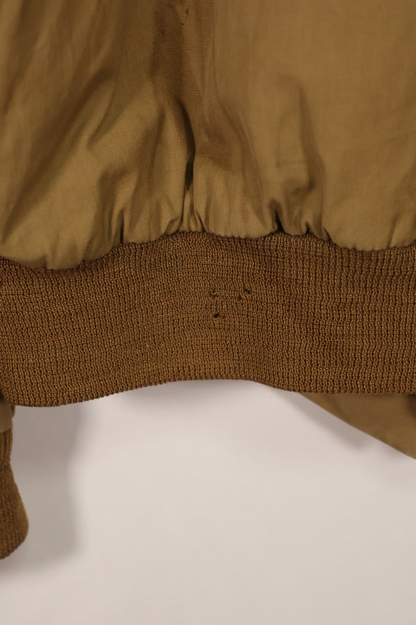 実物　1940年代　アメリカ陸軍航空隊　USAAF　B-15　フライトジャケット　ラベルなし　中古品
