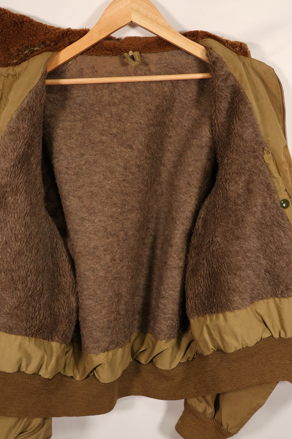 実物　1940年代　アメリカ陸軍航空隊　USAAF　B-15　フライトジャケット　ラベルなし　中古品
