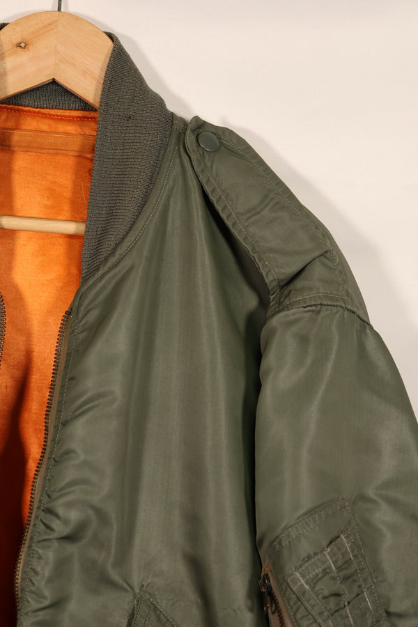 実物　1960年代初期　USAF L2-B フライトジャケット　リブ破損あり　ジッパースライダーなし