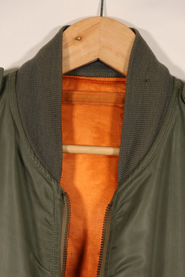 実物　1960年代初期　USAF L2-B フライトジャケット　リブ破損あり　ジッパースライダーなし