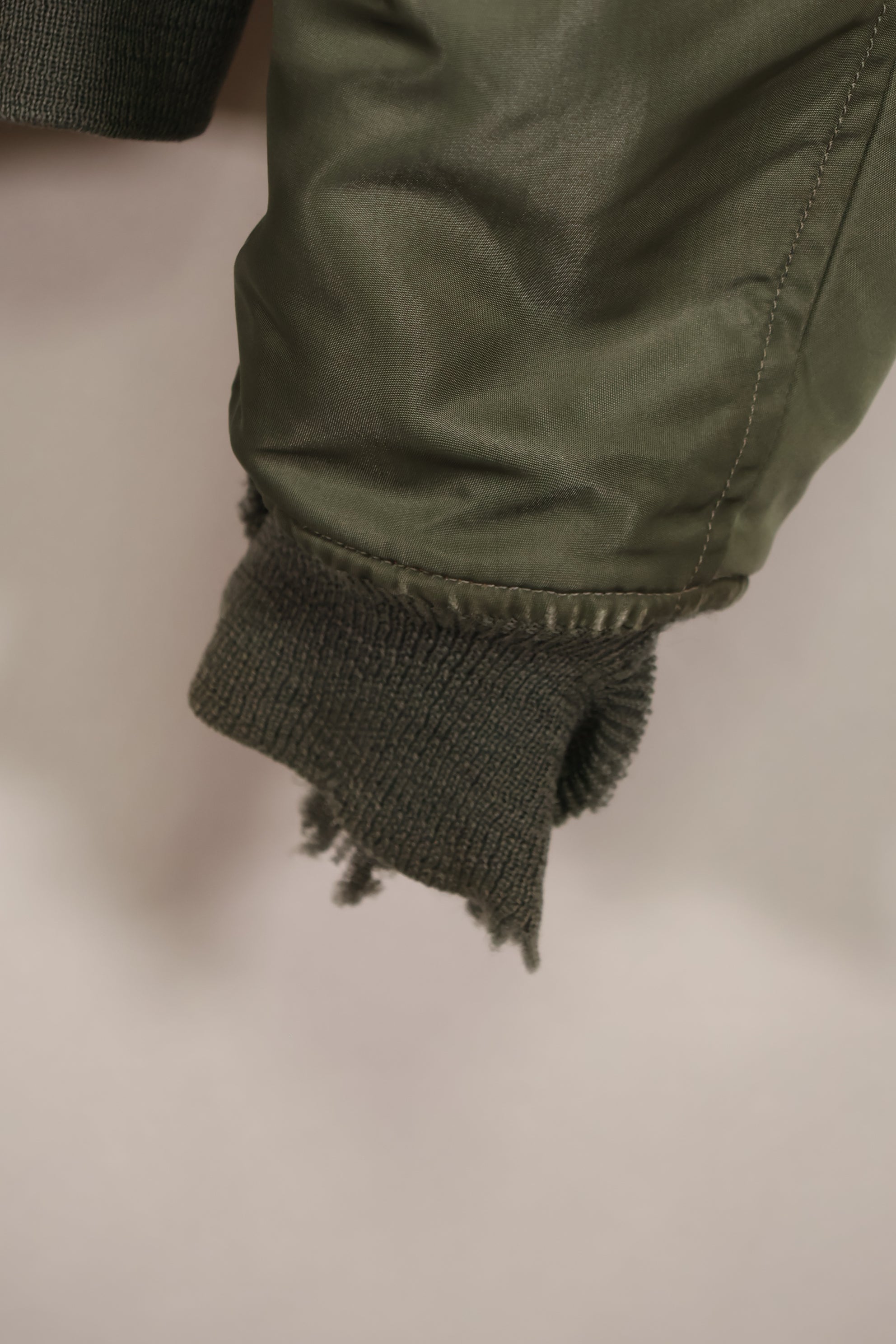 実物　1960年代初期　USAF L2-B フライトジャケット　リブ破損あり　ジッパースライダーなし