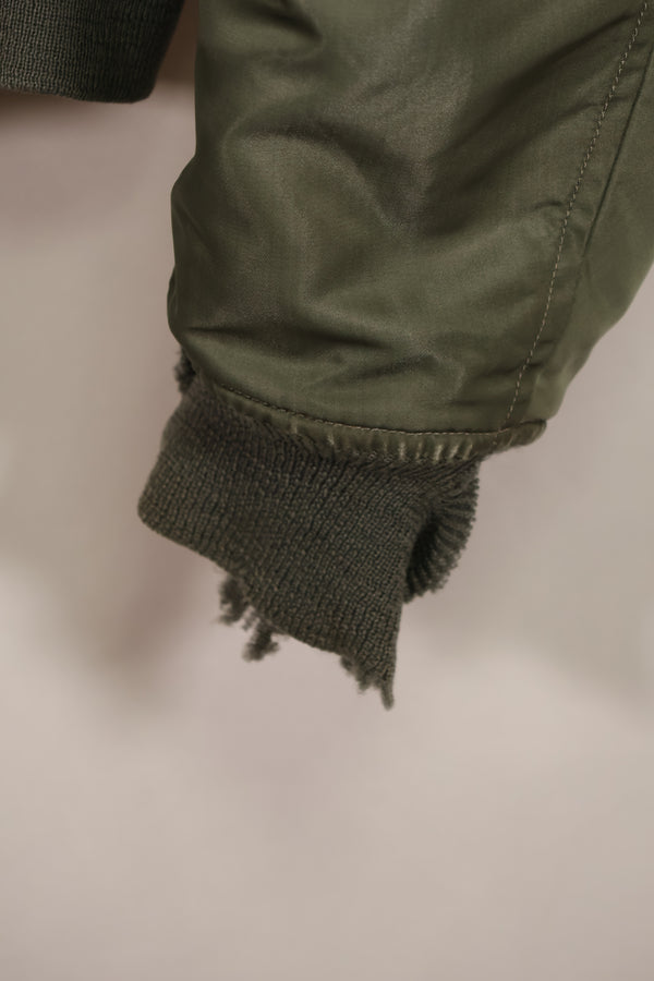 実物　1960年代初期　USAF L2-B フライトジャケット　リブ破損あり　ジッパースライダーなし