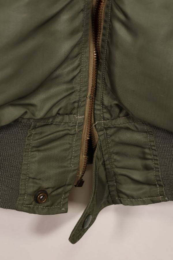 実物　1960年代初期　USAF L2-B フライトジャケット　リブ破損あり　ジッパースライダーなし