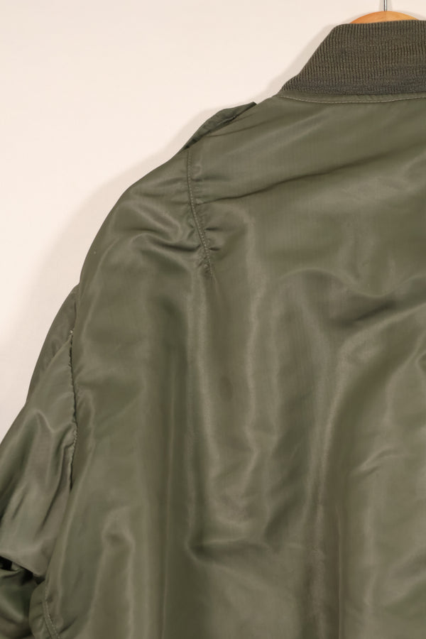 実物　1960年代初期　USAF L2-B フライトジャケット　リブ破損あり　ジッパースライダーなし