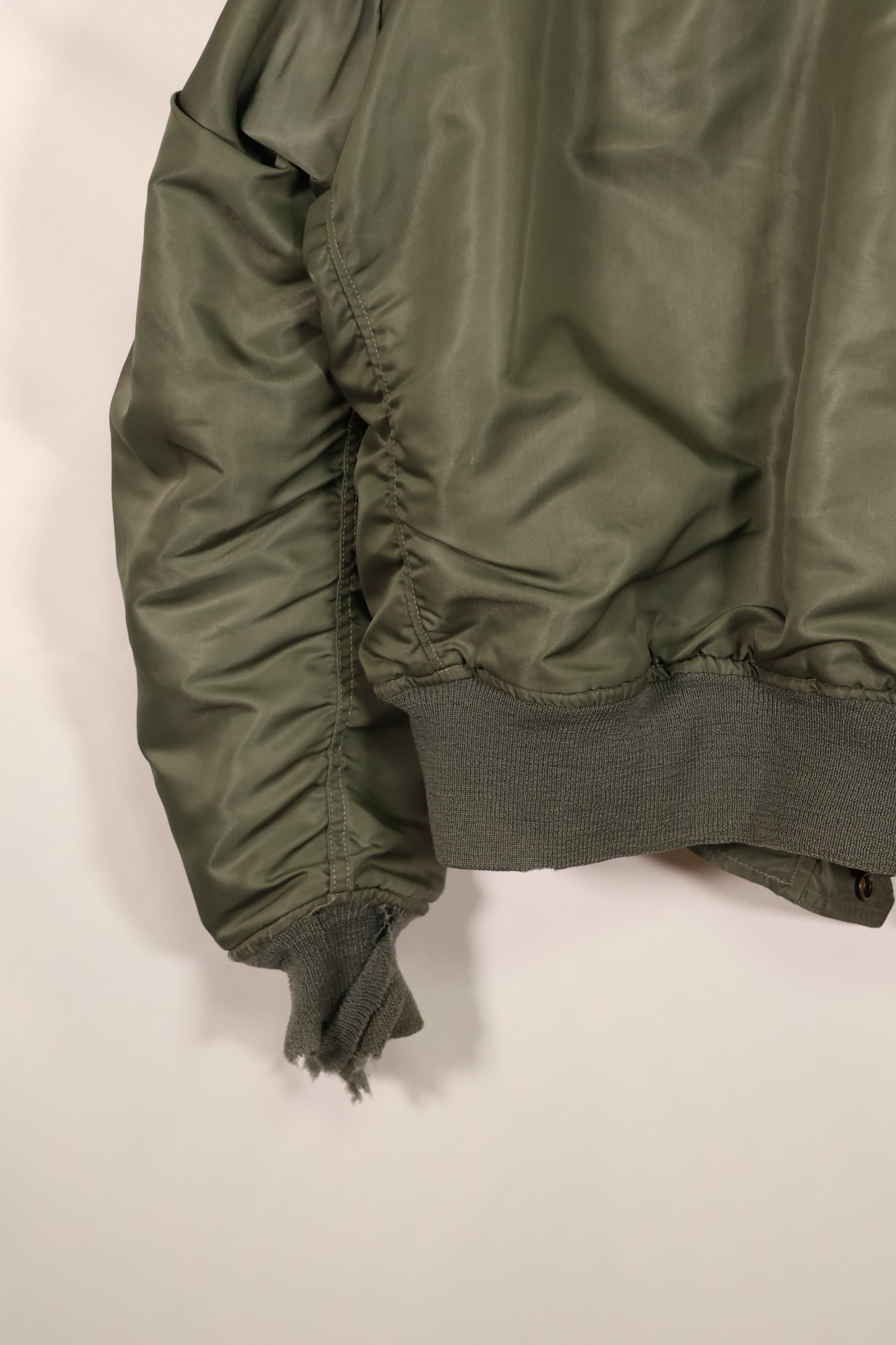 実物　1960年代初期　USAF L2-B フライトジャケット　リブ破損あり　ジッパースライダーなし