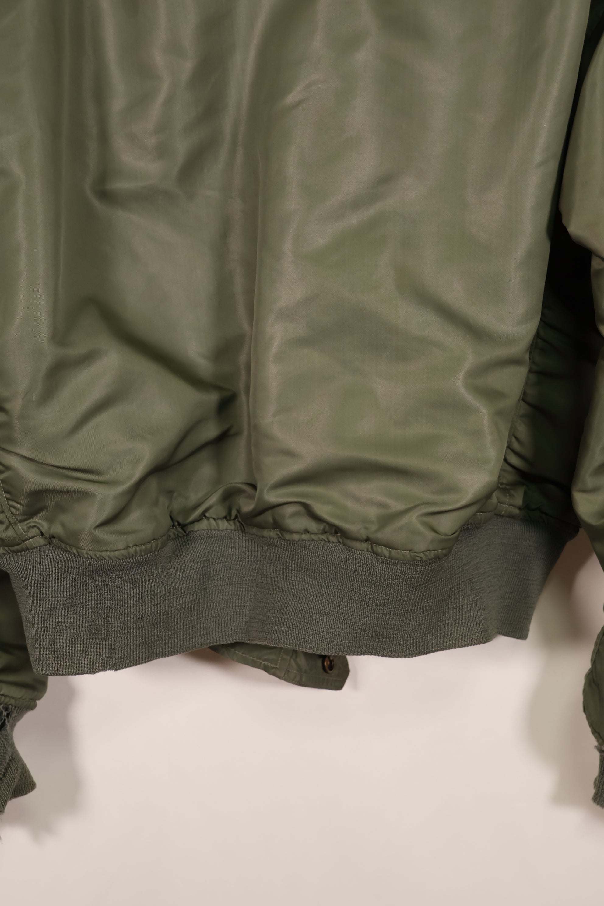 実物　1960年代初期　USAF L2-B フライトジャケット　リブ破損あり　ジッパースライダーなし