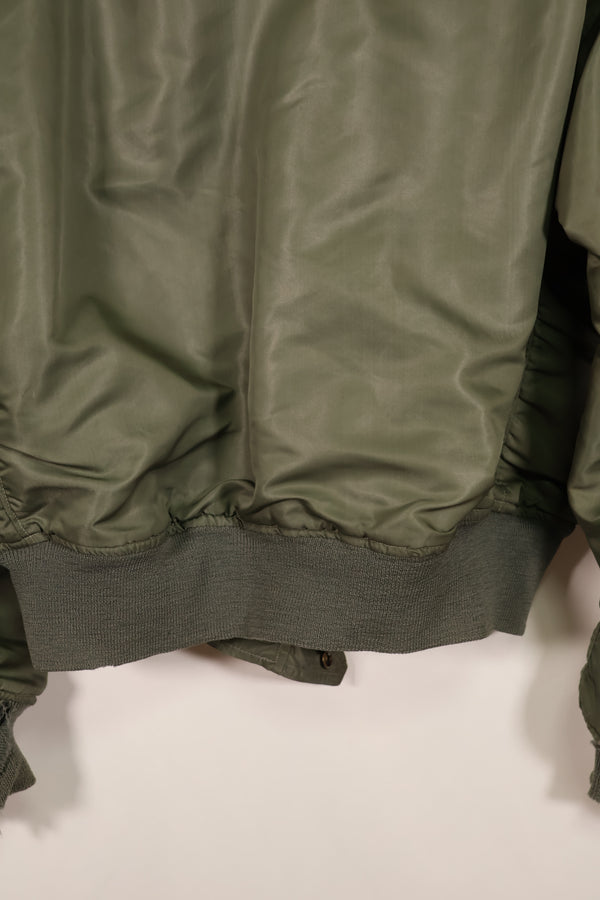 実物　1960年代初期　USAF L2-B フライトジャケット　リブ破損あり　ジッパースライダーなし