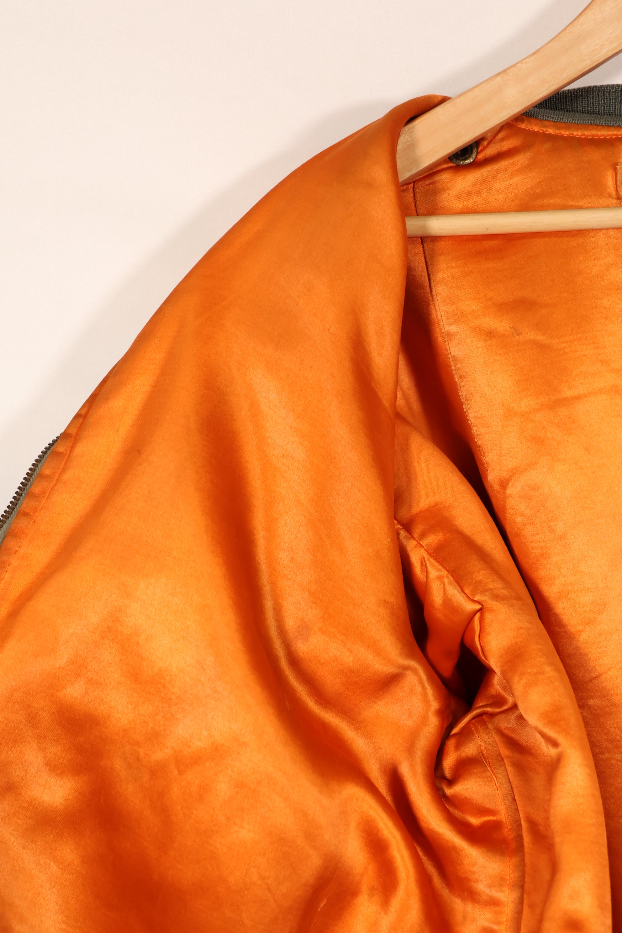 実物　1960年代初期　USAF L2-B フライトジャケット　リブ破損あり　ジッパースライダーなし