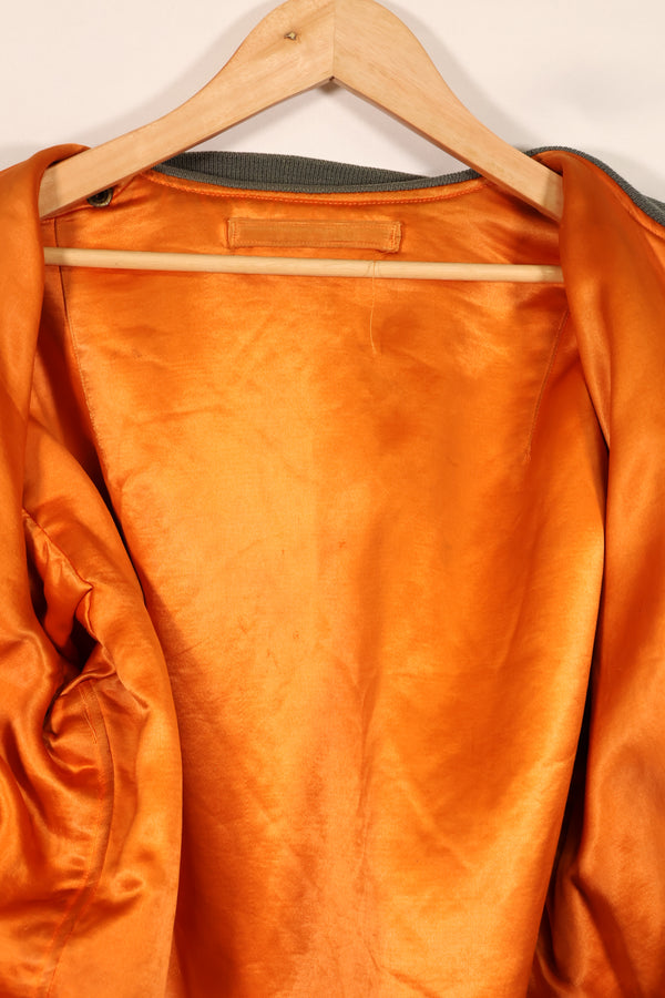 実物　1960年代初期　USAF L2-B フライトジャケット　リブ破損あり　ジッパースライダーなし