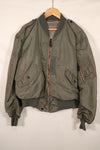 実物　1950年代ロット　USAF L2-B　フライトジャケット　サイズラベルなし　汚れ・傷あり　中古品