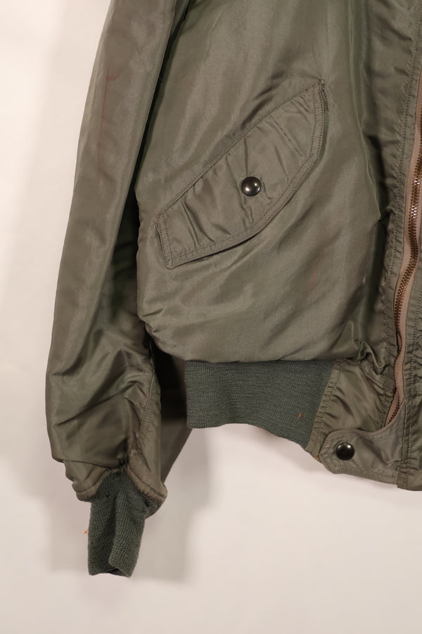 実物　1950年代ロット　USAF L2-B　フライトジャケット　サイズラベルなし　汚れ・傷あり　中古品