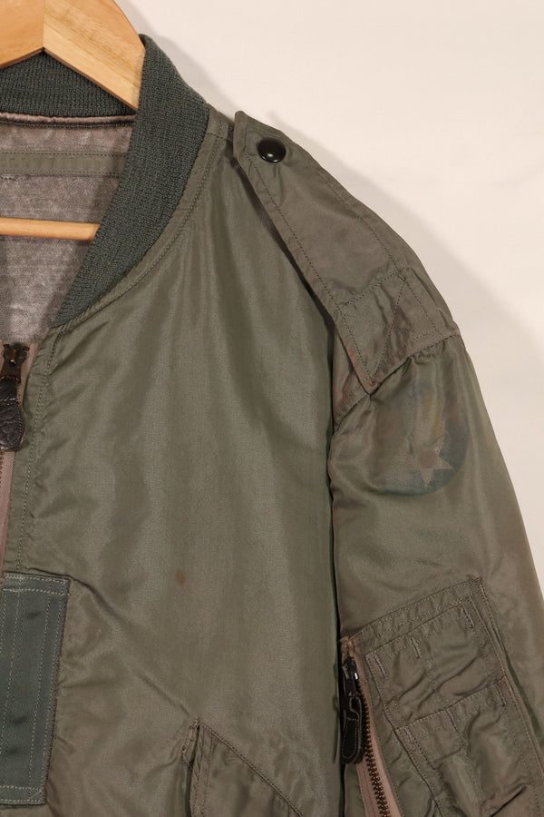 実物　1950年代ロット　USAF L2-B　フライトジャケット　サイズラベルなし　汚れ・傷あり　中古品