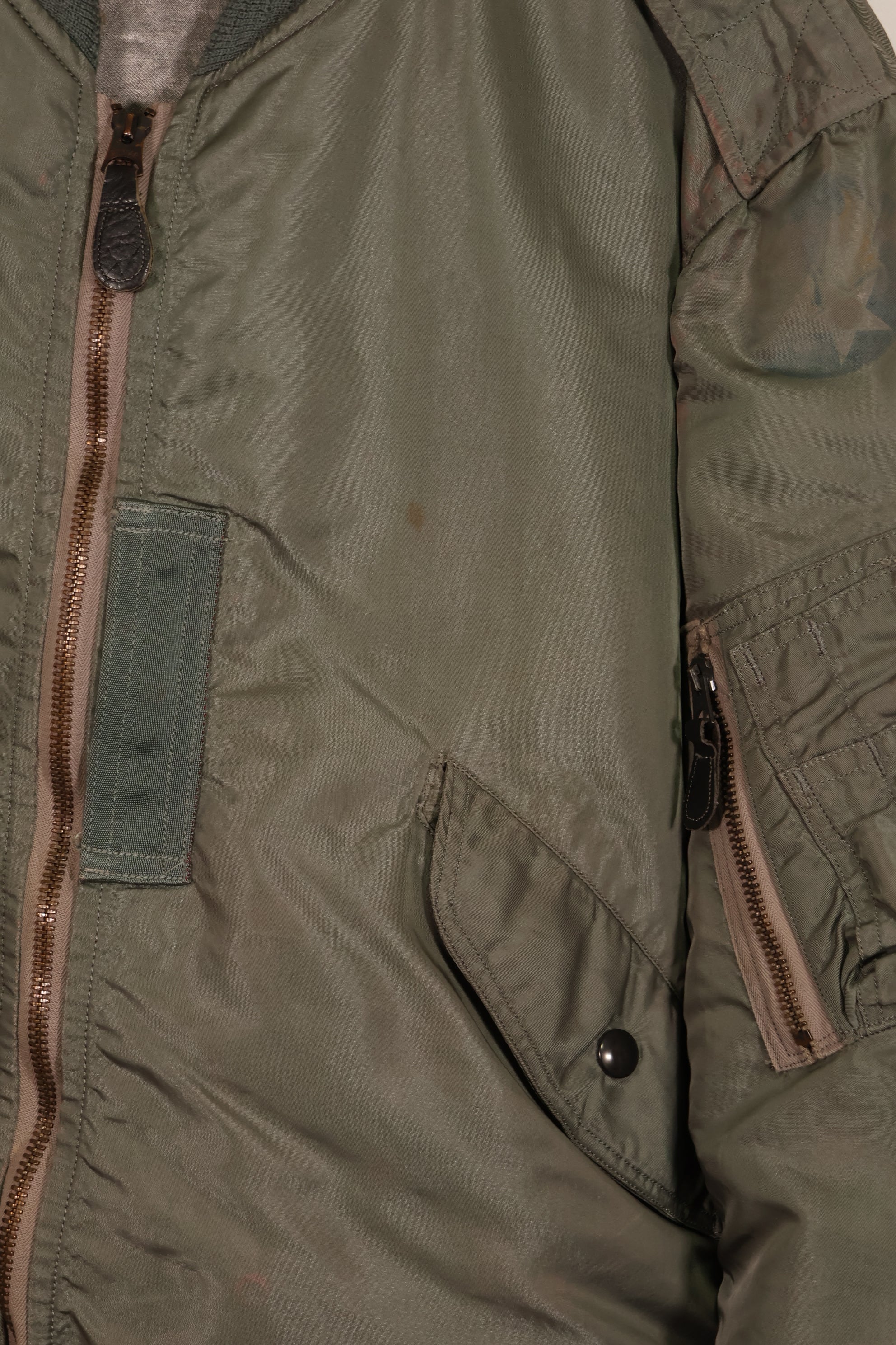 実物　1950年代ロット　USAF L2-B　フライトジャケット　サイズラベルなし　汚れ・傷あり　中古品