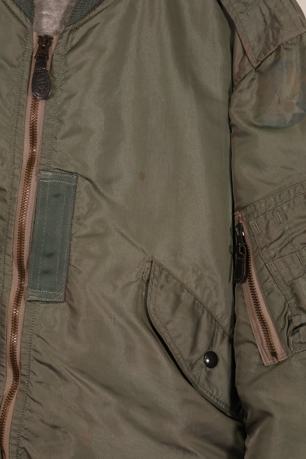 実物　1950年代ロット　USAF L2-B　フライトジャケット　サイズラベルなし　汚れ・傷あり　中古品