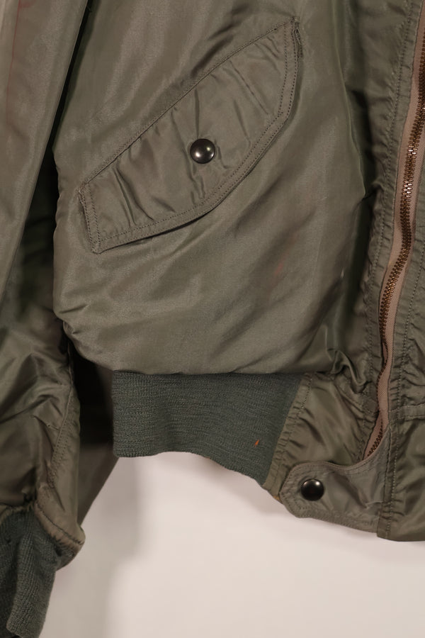 実物　1950年代ロット　USAF L2-B　フライトジャケット　サイズラベルなし　汚れ・傷あり　中古品