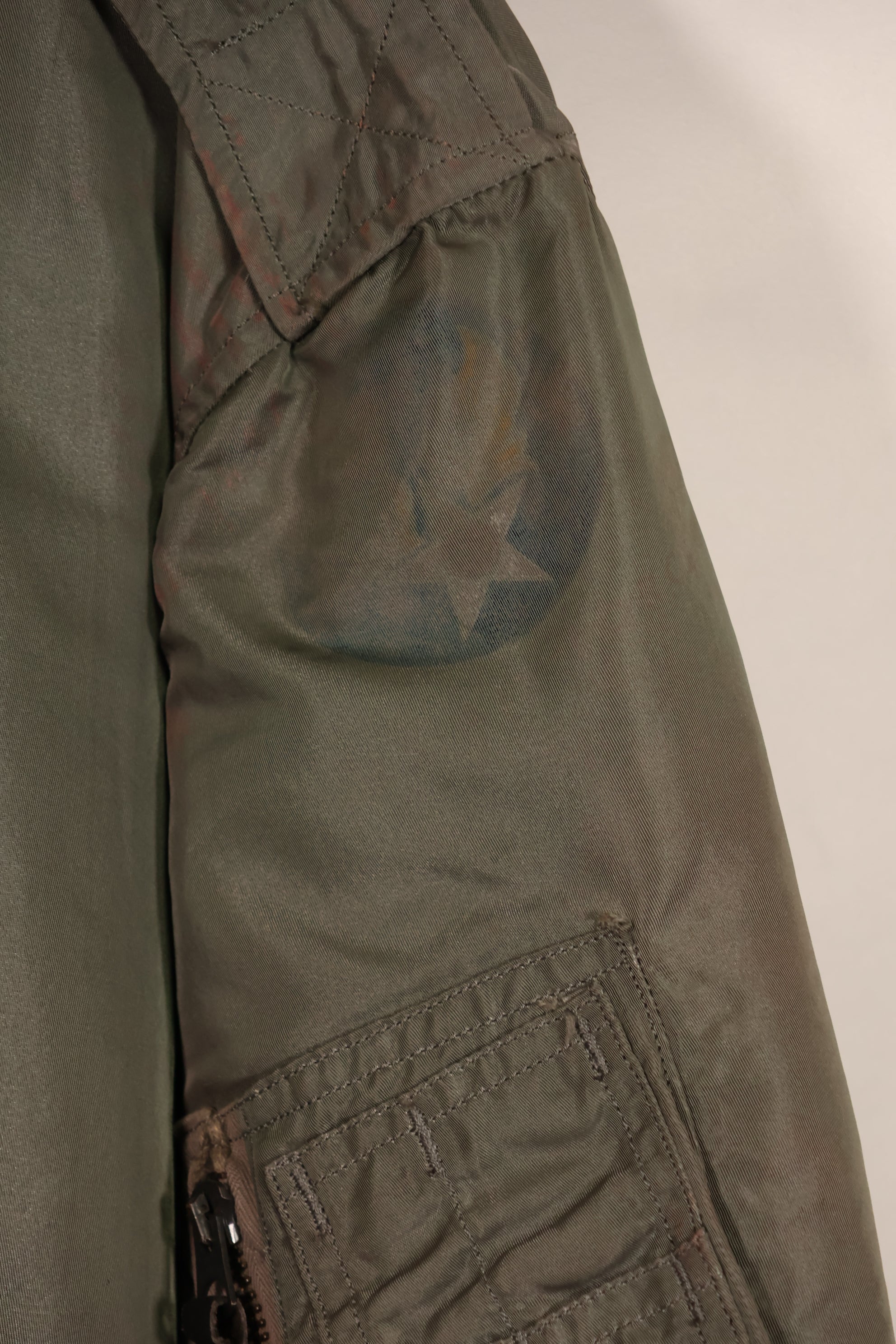 実物　1950年代ロット　USAF L2-B　フライトジャケット　サイズラベルなし　汚れ・傷あり　中古品