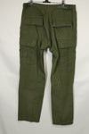 1968年契約　4th Model リップストップ　ジャングルファティーグ　パンツ　M-L　中古品