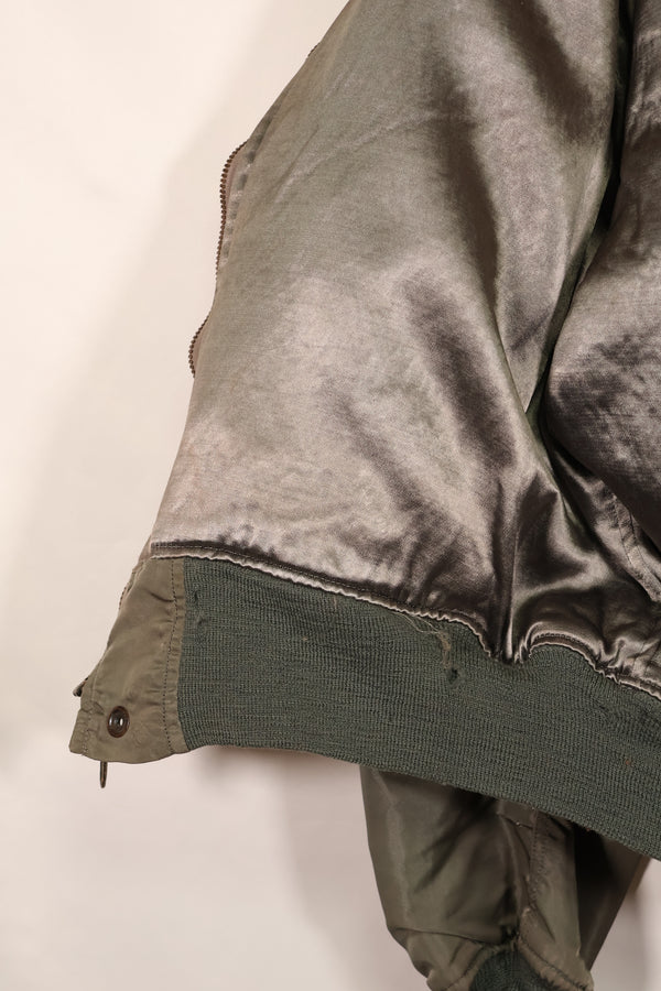 実物　1950年代ロット　USAF L2-B　フライトジャケット　サイズラベルなし　汚れ・傷あり　中古品