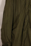 Early 1950s MEDIUM M51 Field Parka with coyote hood, used.