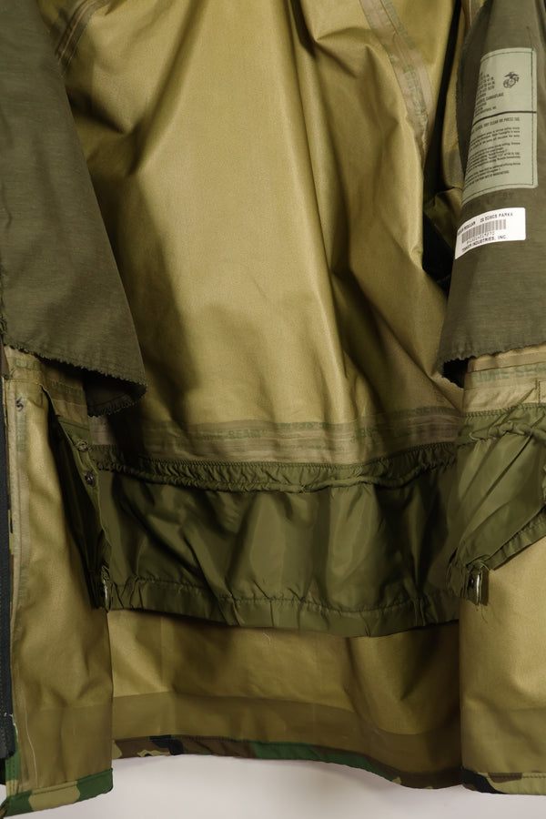 1997年会計　M-R　アメリカ軍　ウッドランド迷彩　ECWCS　Gen1 ゴアテックス　パーカー　中古品