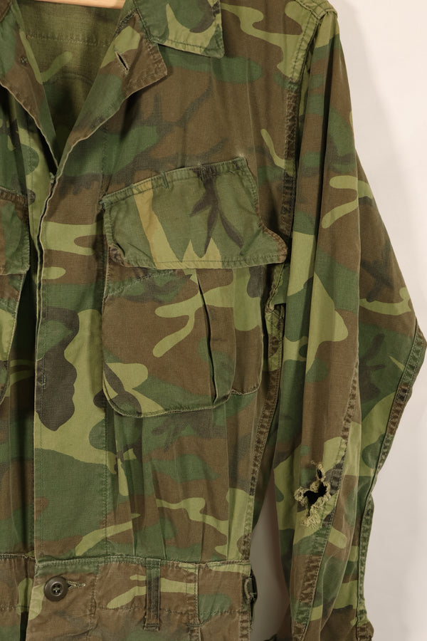 実物　1966年〜1967年　レア品　ローカル改造　フライトスーツ　ERDL 初期プリント