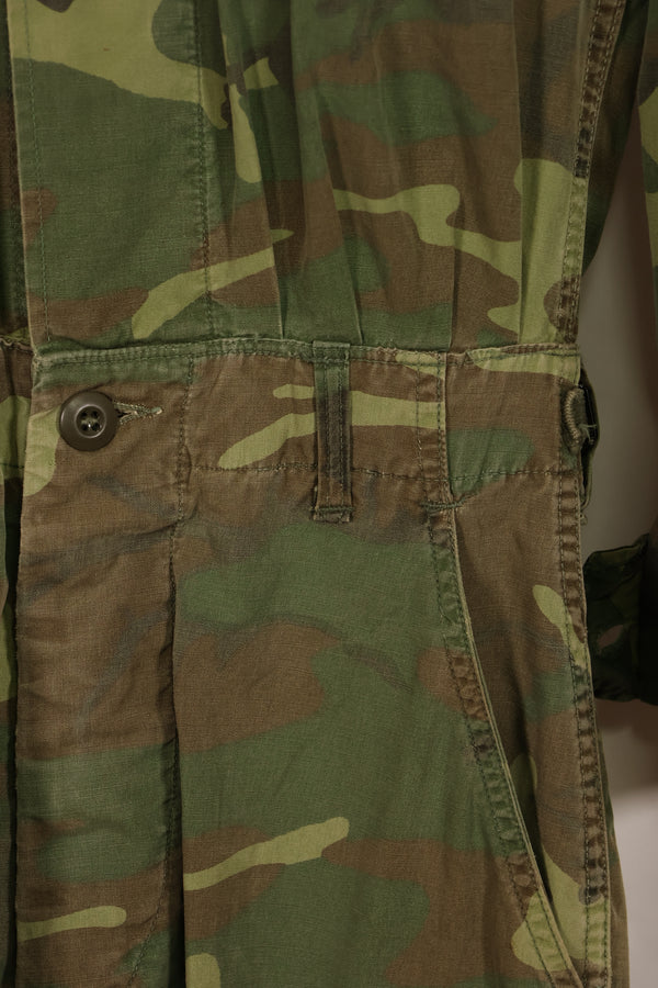 実物　1966年〜1967年　レア品　ローカル改造　フライトスーツ　ERDL 初期プリント