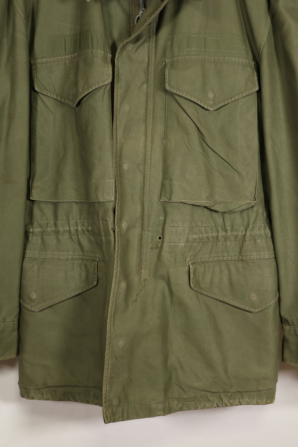 1960 Contract S-S U.S. Army M51 Field Jacket, stained, used.
