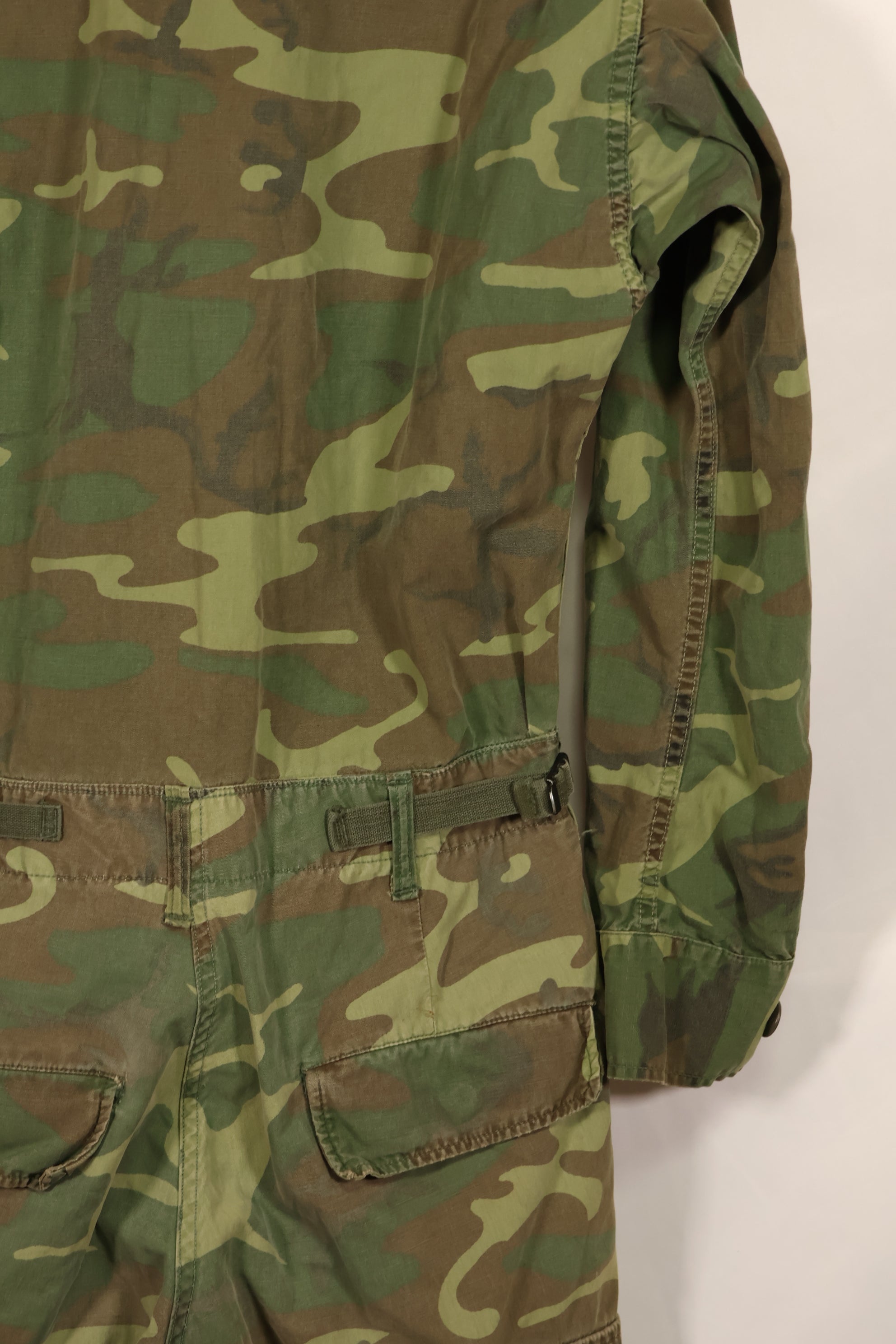 実物　1966年〜1967年　レア品　ローカル改造　フライトスーツ　ERDL 初期プリント