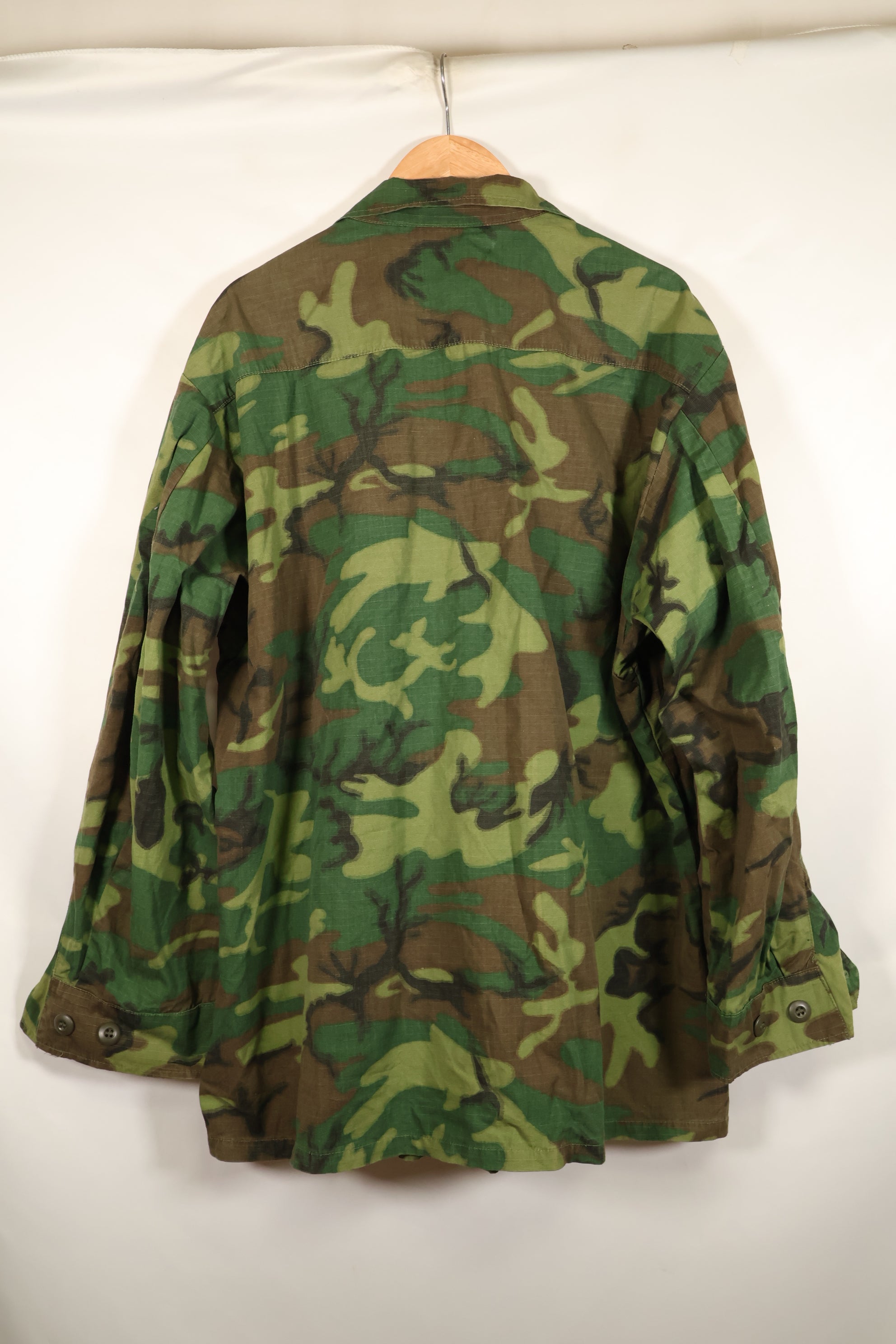 1969 Contract L-S Ripstop ERDL Camo Jungle Fatigue Jacket (Used)