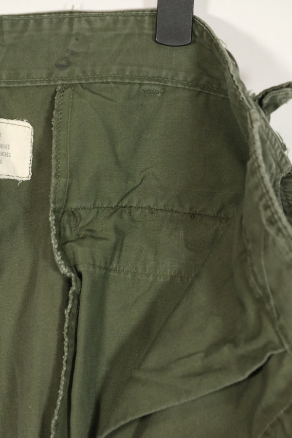 正品 1964 年第一代丛林迷彩中筒裤，二手，成色 A