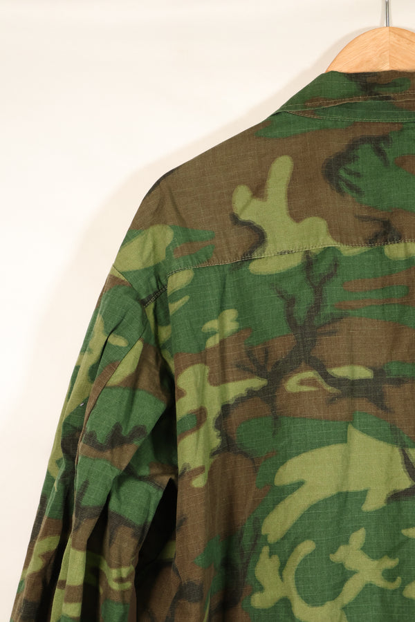 1969 Contract L-S Ripstop ERDL Camo Jungle Fatigue Jacket (Used)