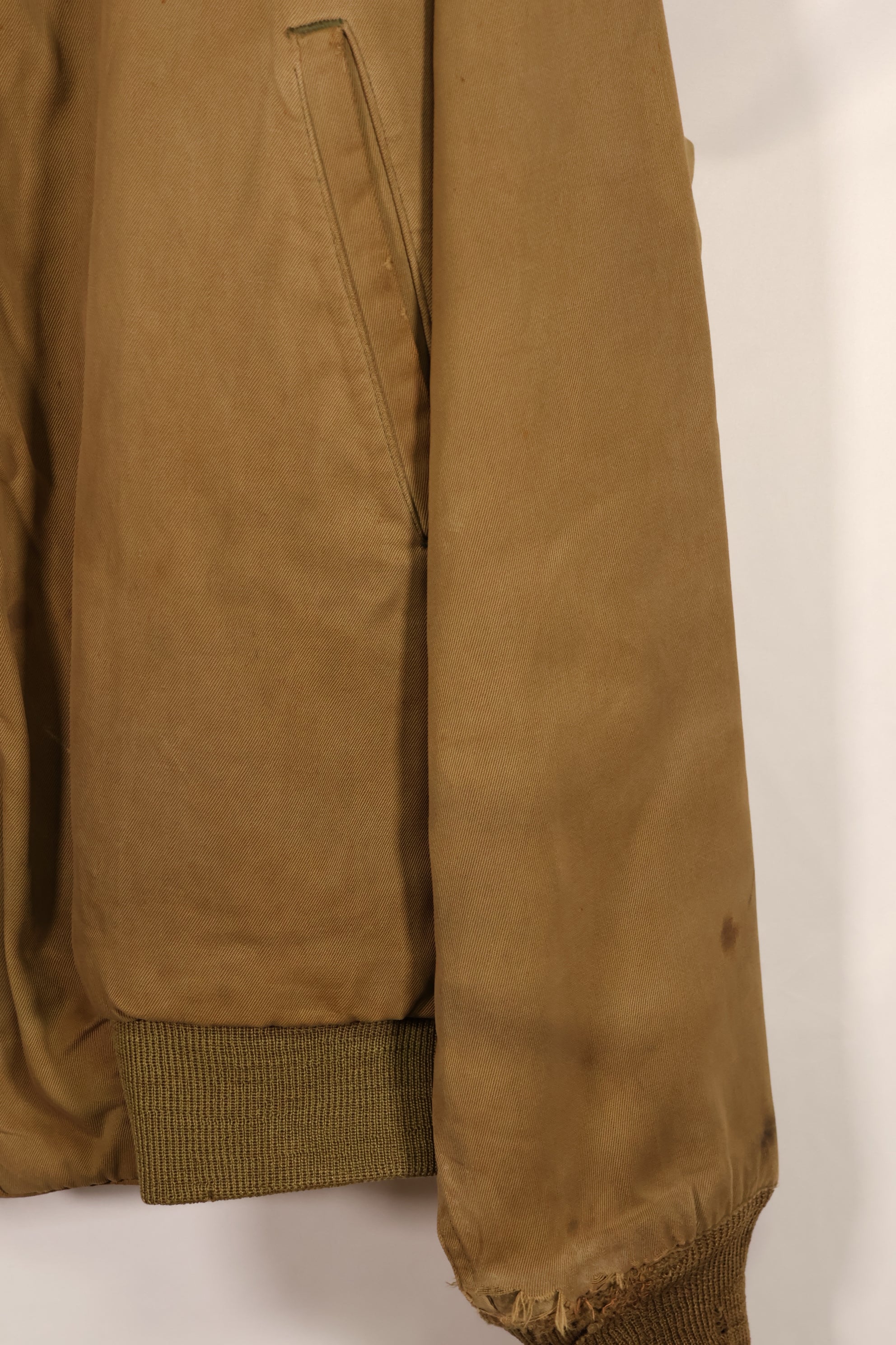 実物　1940年代　2nd Model アメリカ陸軍　ウィンターコンバットジャケット　タンカースジャケット　中古品