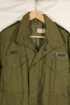 Circa 1967-71 S-R 2nd Model M65 Field Jacket Silver Zipper Used
