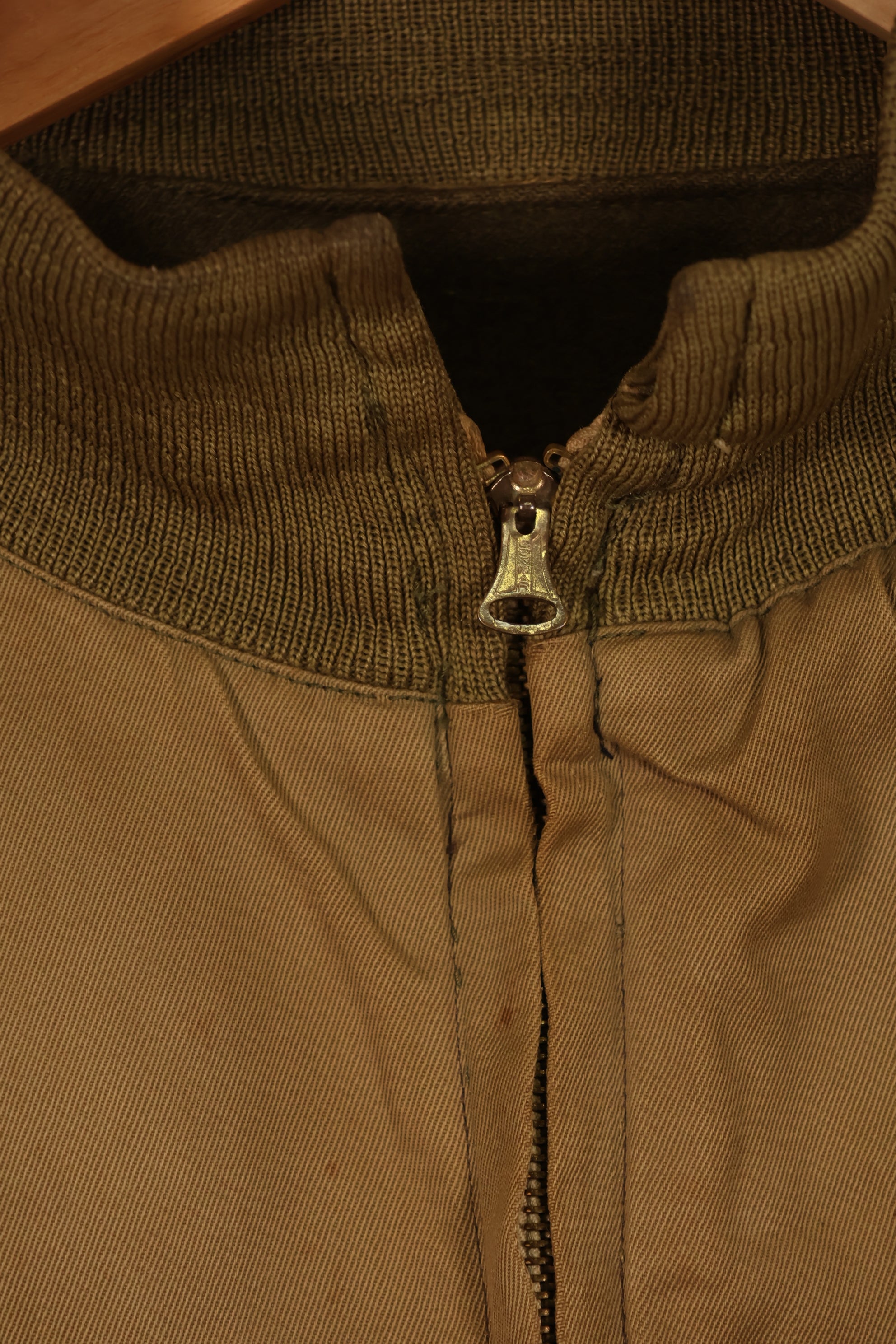 実物　1940年代　2nd Model アメリカ陸軍　ウィンターコンバットジャケット　タンカースジャケット　中古品