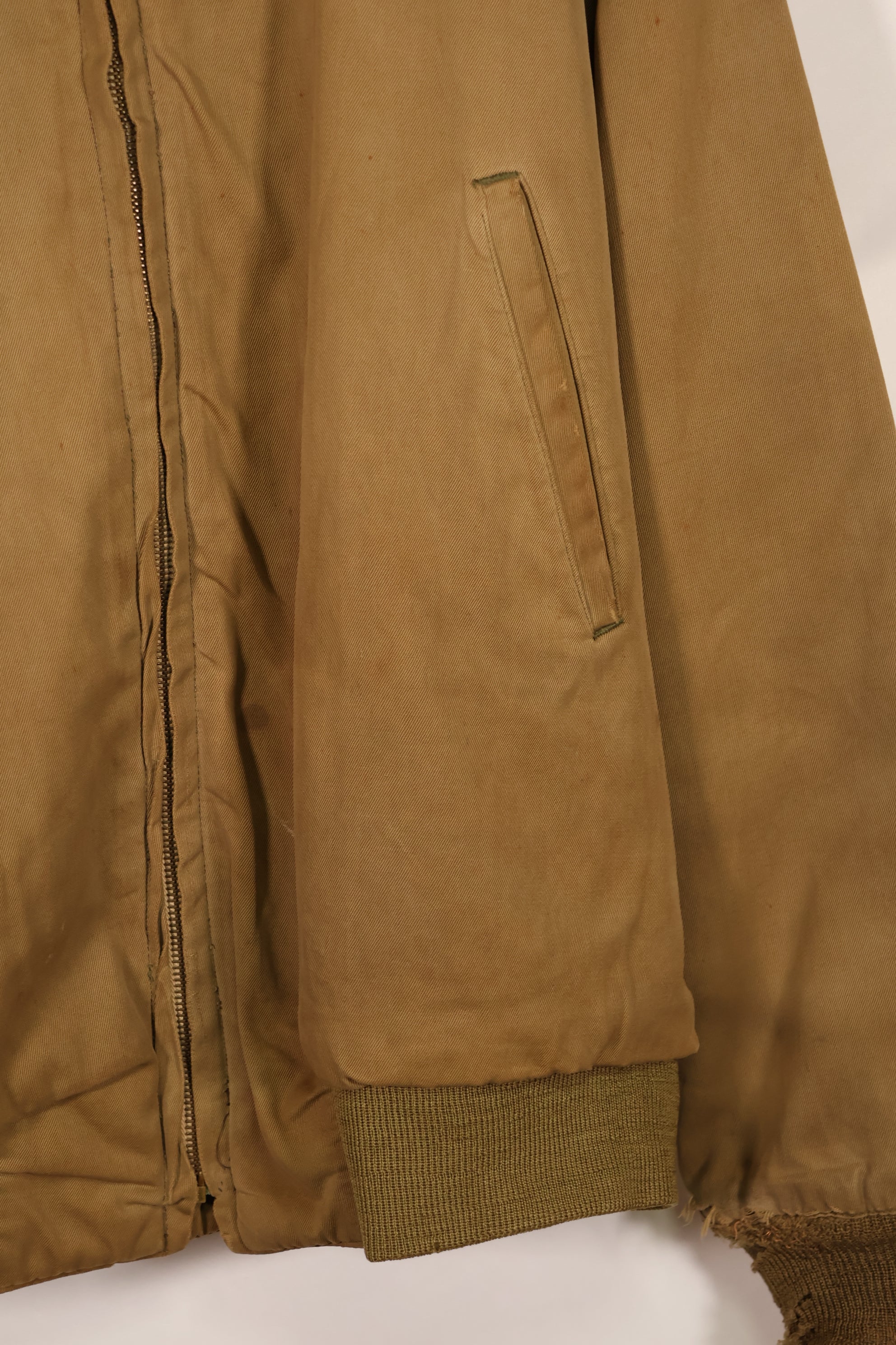実物　1940年代　2nd Model アメリカ陸軍　ウィンターコンバットジャケット　タンカースジャケット　中古品