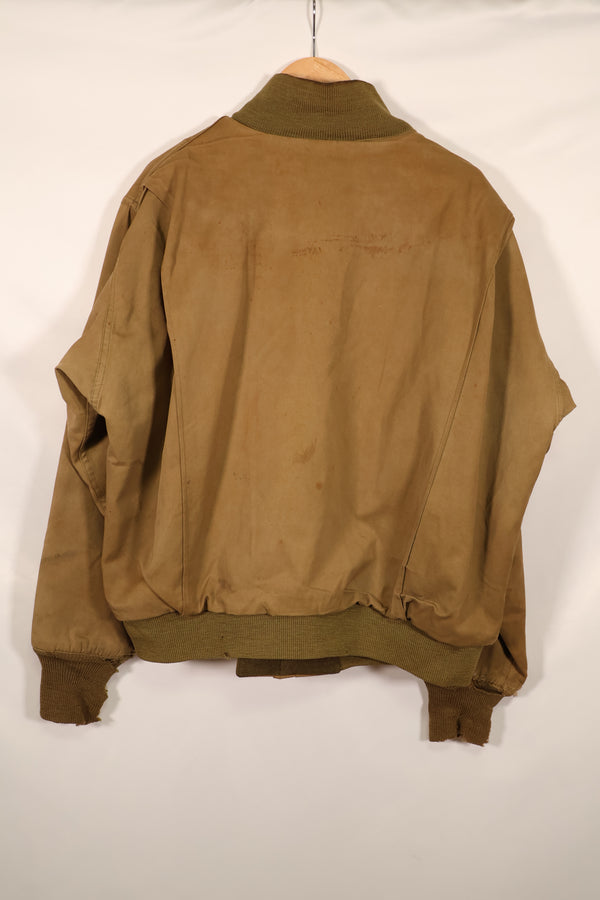 実物　1940年代　2nd Model アメリカ陸軍　ウィンターコンバットジャケット　タンカースジャケット　中古品