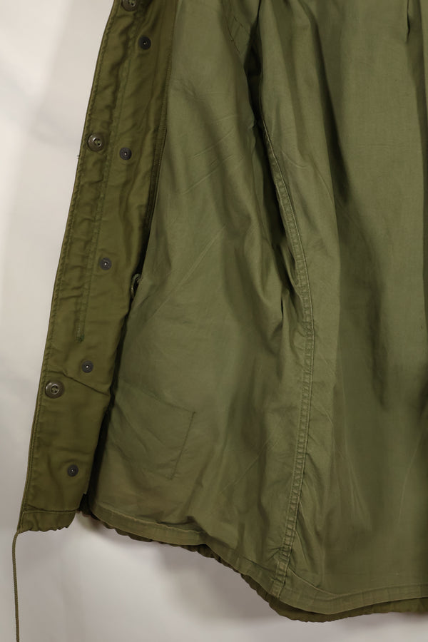 Circa 1967-71 S-R 2nd Model M65 Field Jacket Silver Zipper Used