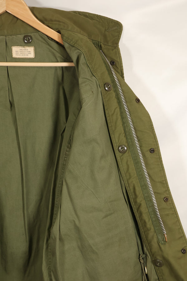 Circa 1967-71 S-R 2nd Model M65 Field Jacket Silver Zipper Used