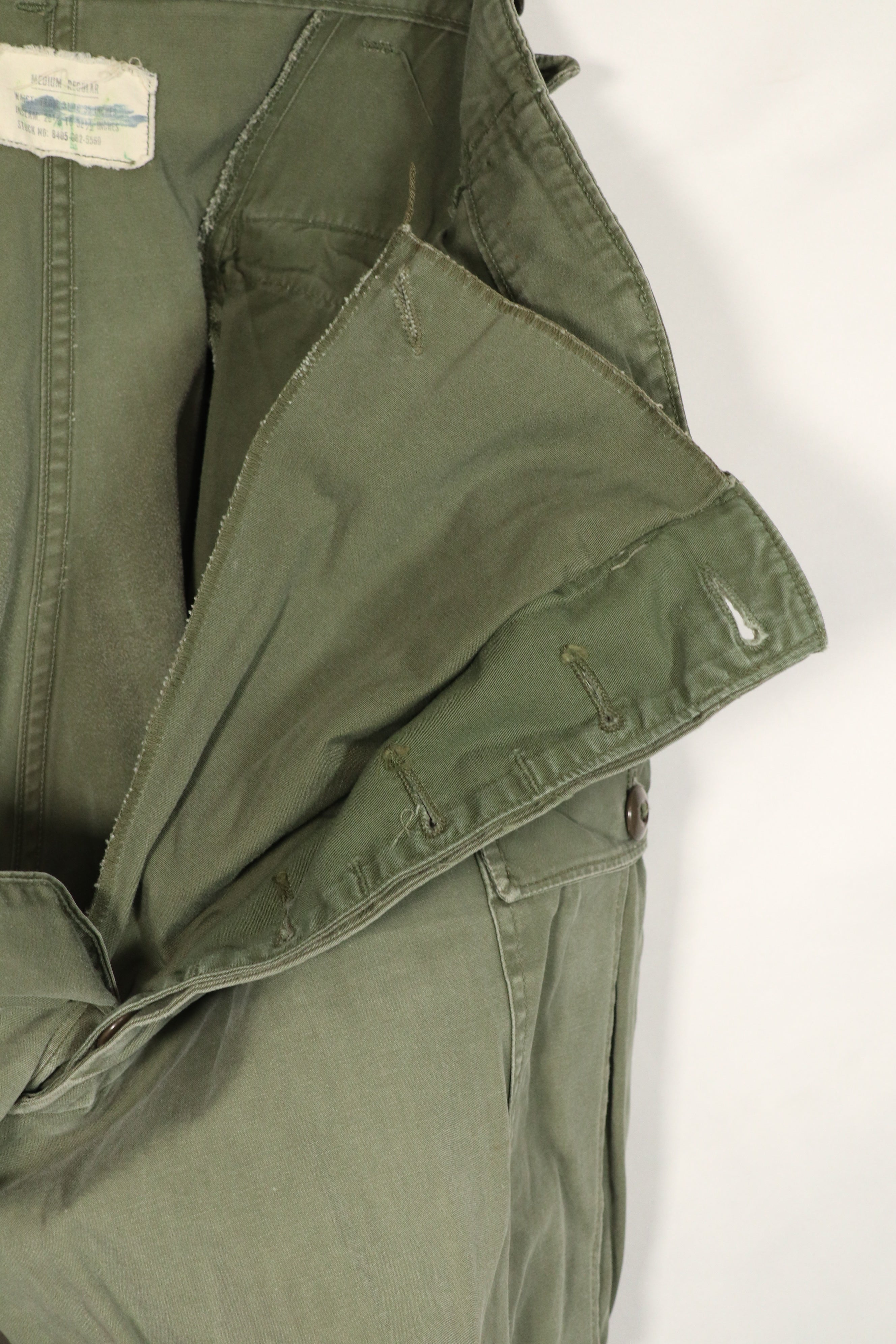 正品 1964 年第一代丛林迷彩中士裤，二手，成色：B