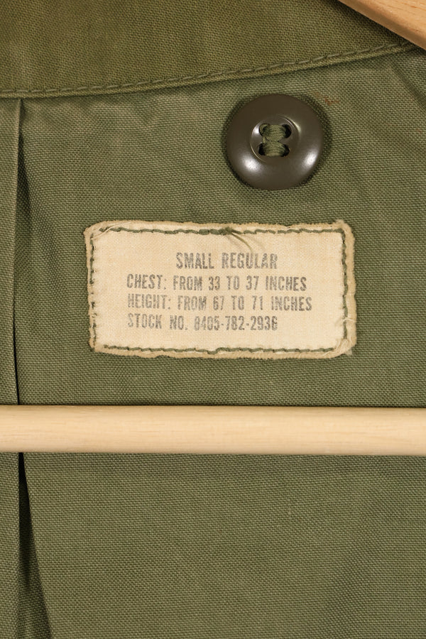 Circa 1967-71 S-R 2nd Model M65 Field Jacket Silver Zipper Used