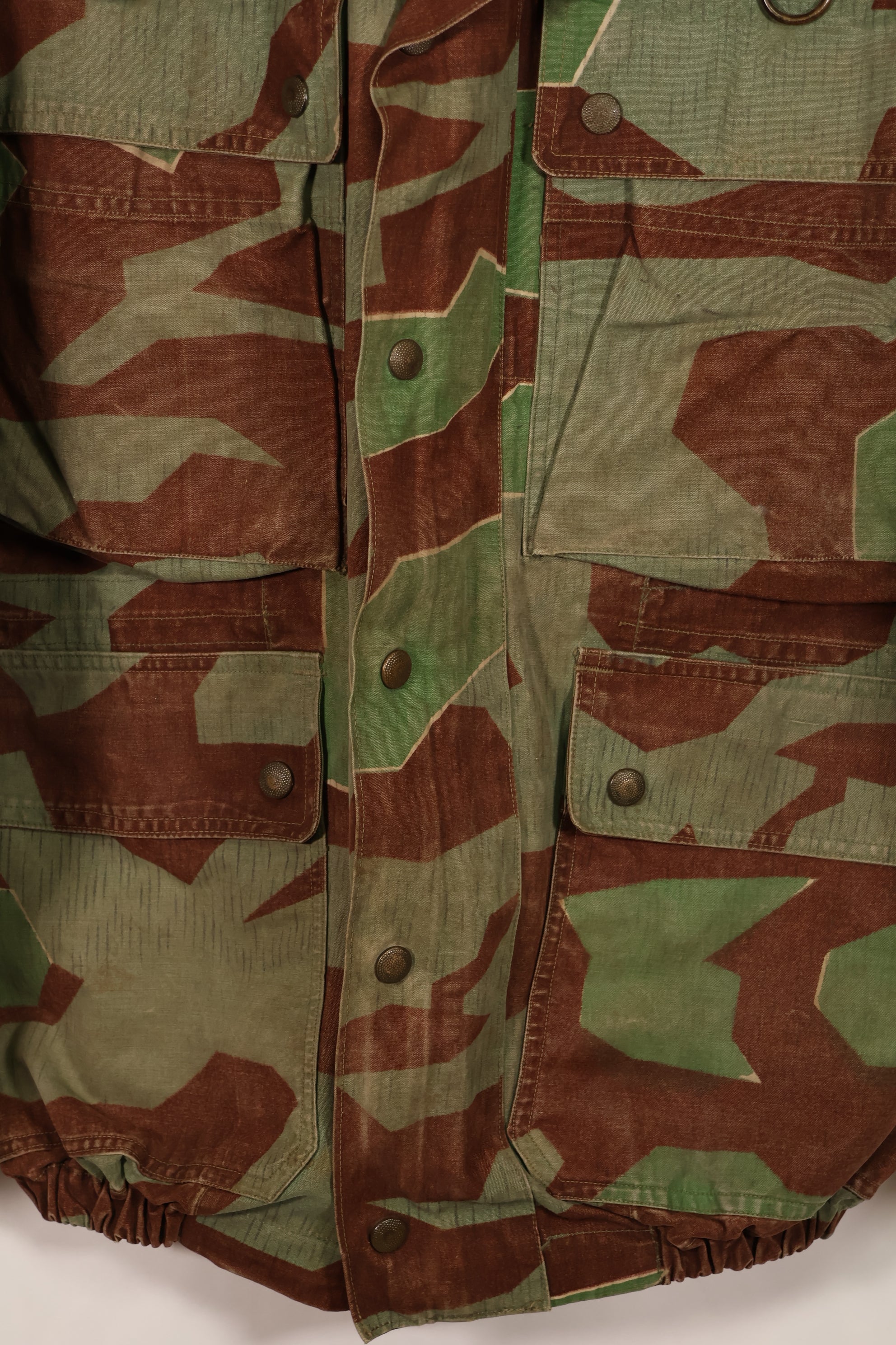 実物　1950年代　西ドイツ　空挺ジャケット　スプリンターパターン　ジッパー故障あり　中古品