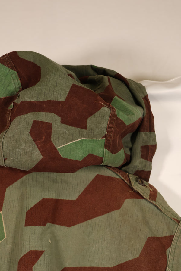 実物　1950年代　西ドイツ　空挺ジャケット　スプリンターパターン　ジッパー故障あり　中古品